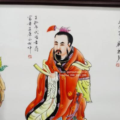 Tranh vẽ tay tích Phúc Lộc Thọ